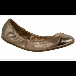 Coach gold ballet flats “Darsi”